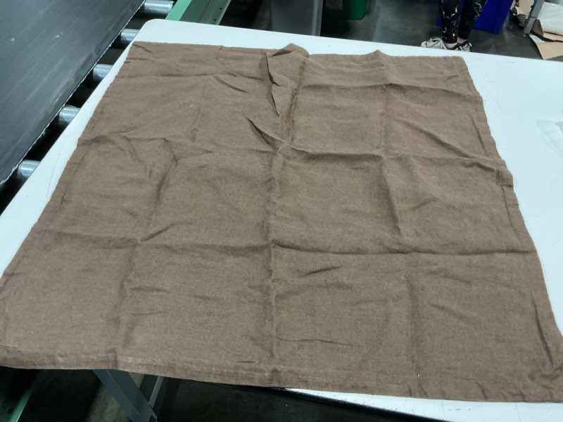 Condition photo showing Good Condition for quince european linen euro sham 26in x 26in espresso