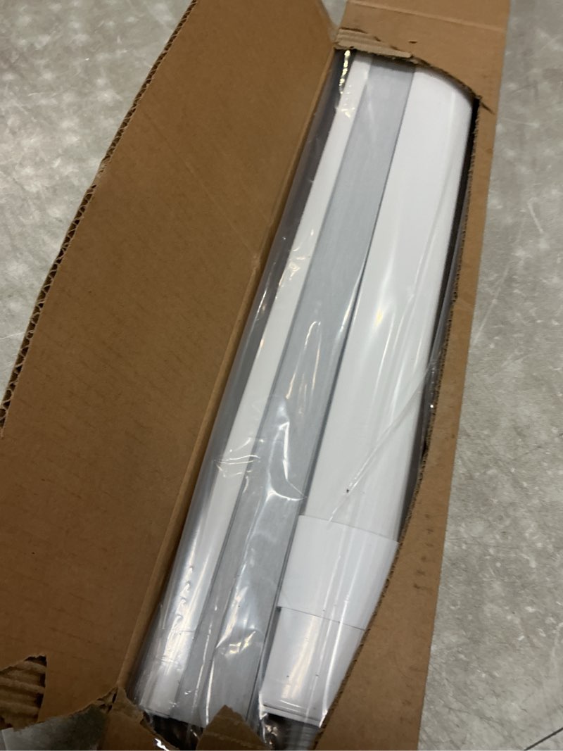 Condition photo showing Good Condition for LazBlinds No Tools No Drill Cordless Cellular Shades, Blackout Light Blocking Honeycomb Shades for Home, Thermal Insulation Blinds for Windows, 28" W x 36" H, White Blackout-white 28" W x 36" H