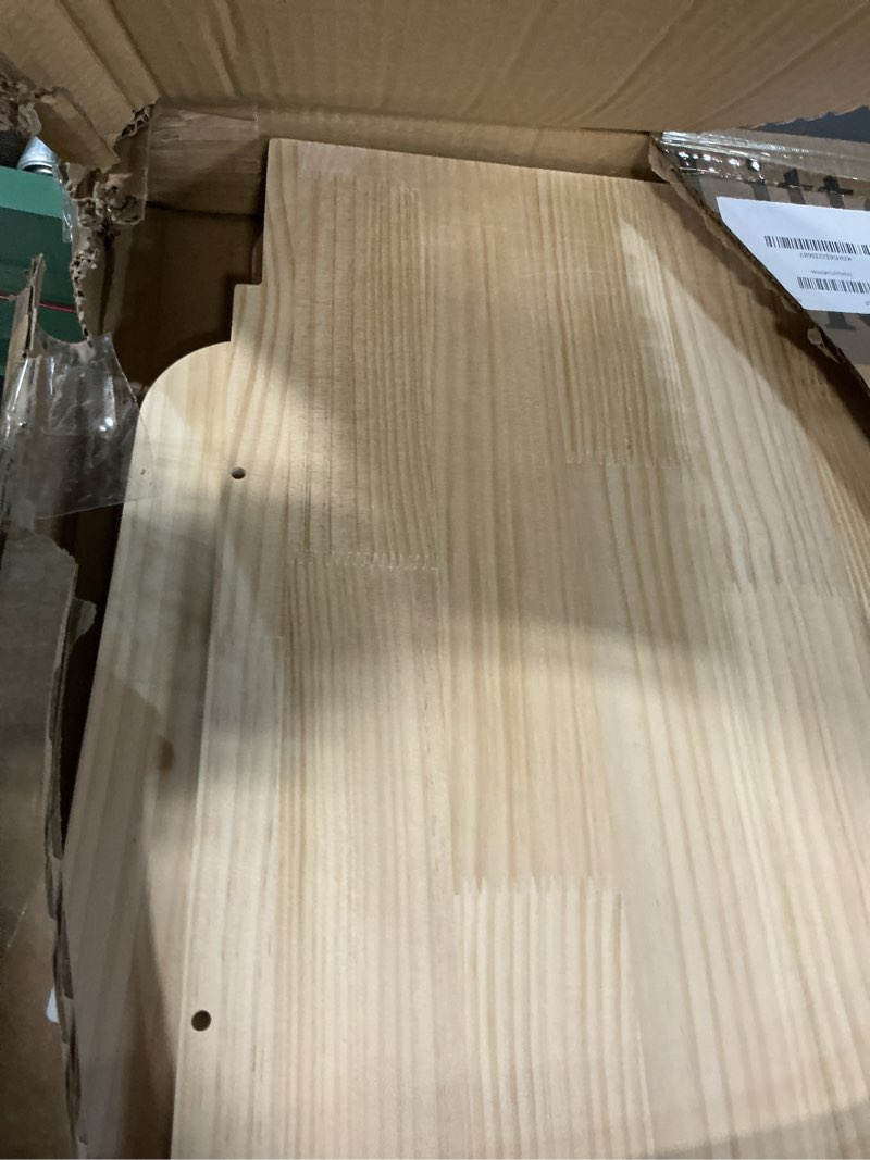 Condition photo showing As Is for Cat Litter Box Enclosure, Wooden Cat Litter Box Shelf, Storage Shelves for Living Room, Bedroom, Balcony Wood Color:Litter Box Enclosure L