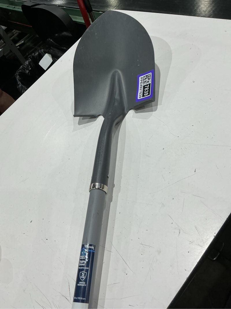 Condition photo showing As Is for project source 40-in fiberglass handle digging shovel