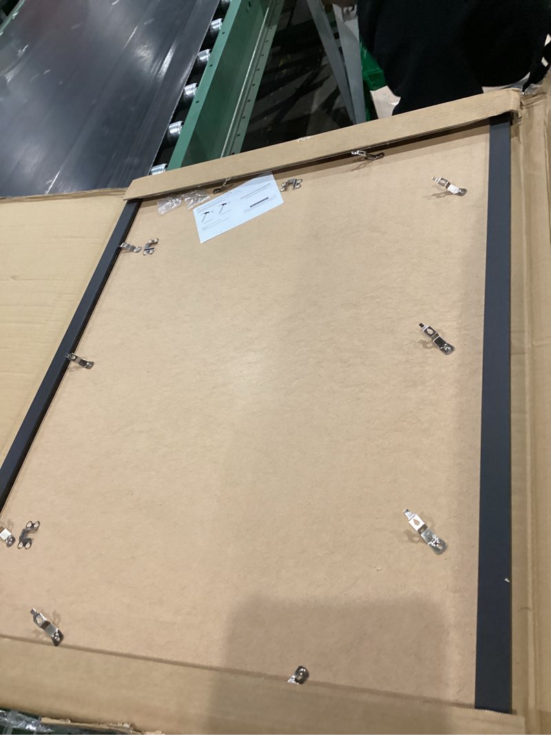 Condition photo showing Good Condition for 24x32 picture frame for wall display, 24x32 black picture frame with shatter resistant plexiglass, stable and sturdy 24 x 32 poster frame for wall display, handpicked gift collection, 1 pack