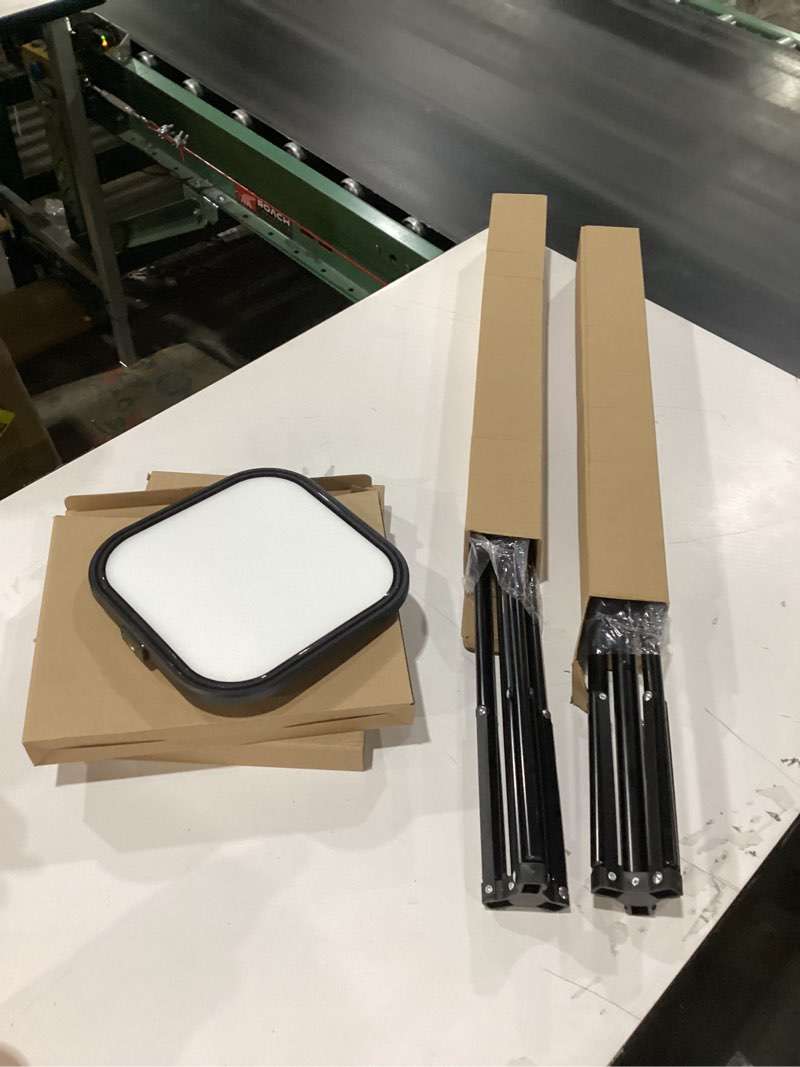 Condition photo showing New/Like New for ULANZI VL49 2000mAh LED Video Light w 3 Cold Shoe, Rechargeable Soft Light Panel, Portable Photography Lighting for DJI OSMO Sony DSLR Canon Camera GoPro Vlogging Black