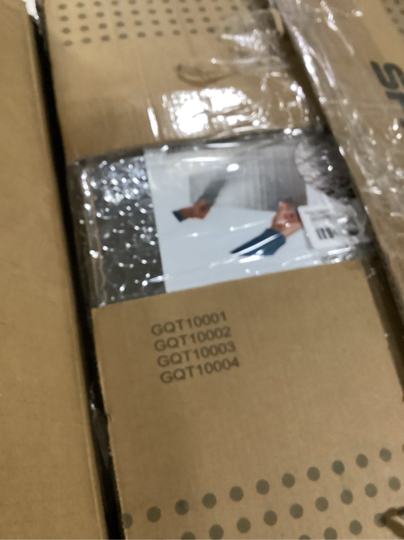 Condition photo showing As Is for Peg Board, 4 Pack Metal PegBoard Organizer with Accessories, White Pegboard Panels with 50 Pcs Hooks and Baskets, Wall Organizer for Office, Craft Room Organization, Garage, Sewing Room 16x12"- 4 Pcs White