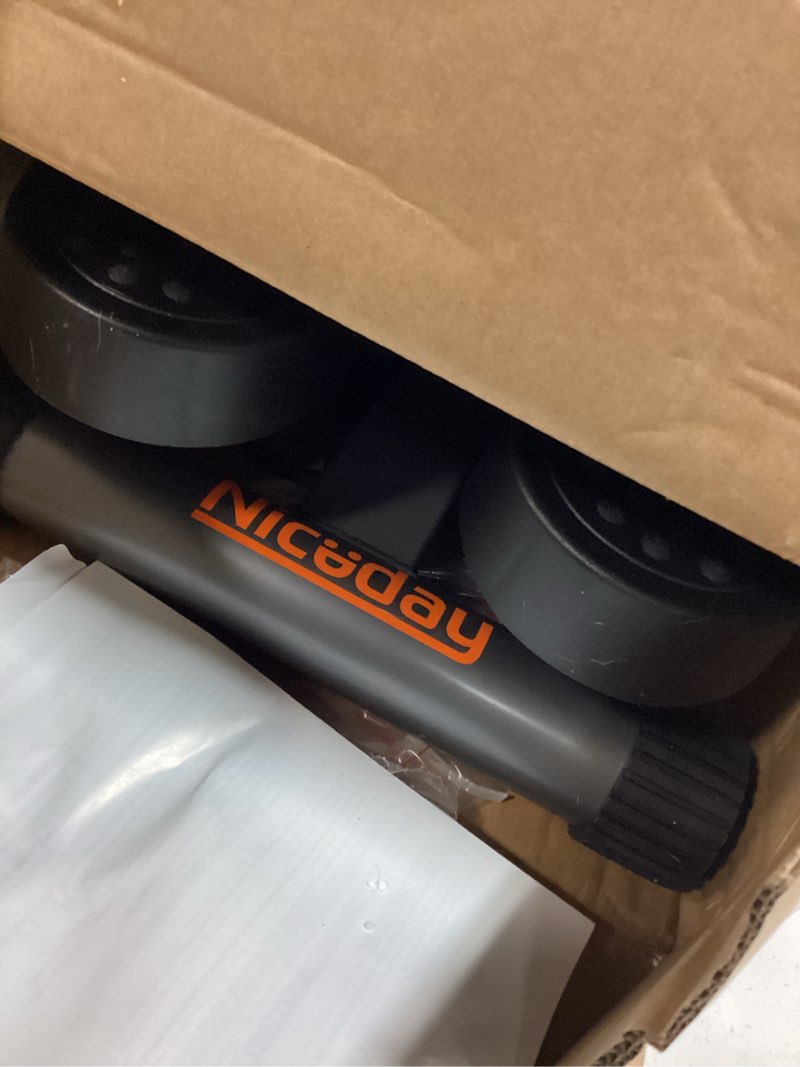 Condition photo showing Good Condition for niceday steppers for exercise, stair stepper with resistance bands, mini stepper with 300lbs loading capacity, hydraulic fitness stepper with lcd monitor gray