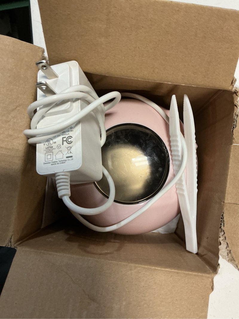 Condition photo showing As Is for Ultrasonic Retainer Cleaner - UV Dental Cleaning Pod Night Guard Cleaner for Dentures, Aligner, Braces, Toothbrush Heads, Jewelry (Pink)