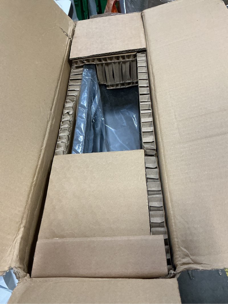 Condition photo showing New/Like New for Movo 24 Inch x 30 Inch Black Metal Framed Bathroom Mirror Medicine Cabinet Rectangle Tilting Beveled Vanity Mirrors Recess or Surface Mount Installation 24"W x 30"H Black