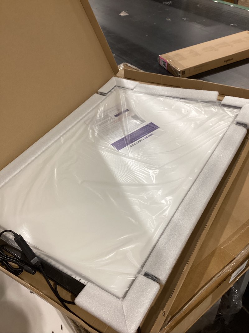 Condition photo showing New/Like New for WELZK 10000+ LUX High Bright Light Pad A2, 3 Colors Light Board with UL Adapter. 10 Levels/Stepless Dimming for Diamond Painting, Tracing, Drawing, Sketching etc A2 3-Colors
