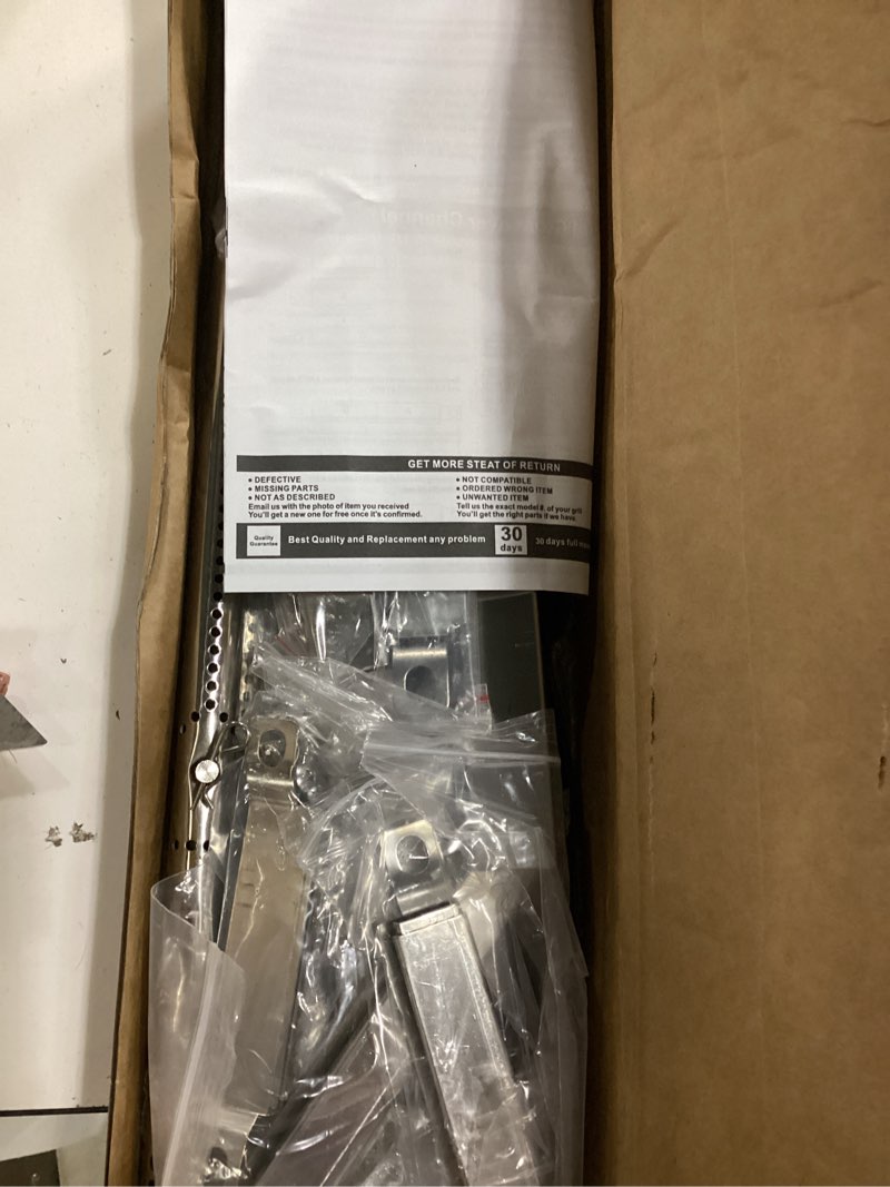 Condition photo showing New/Like New for grill replacement parts for charbroil performance 5 burner 463448021 463450022 463451022, 4 burner 463365021 463352521, charbroil grill parts include heat plate,burner, igniter,crossover tube 5-burner kits