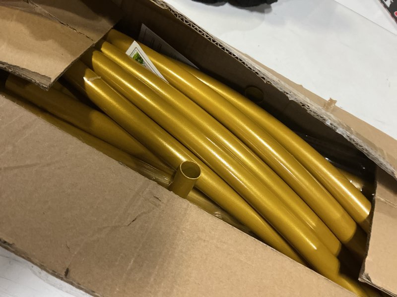 Condition photo showing Good Condition for 7.2FT Metal Arch Backdrop Stand Gold Arched Backdrop Frame for Wedding Party Ceremony Birthday Bridal Baby Shower Garden Floral Balloon Arch Decoration