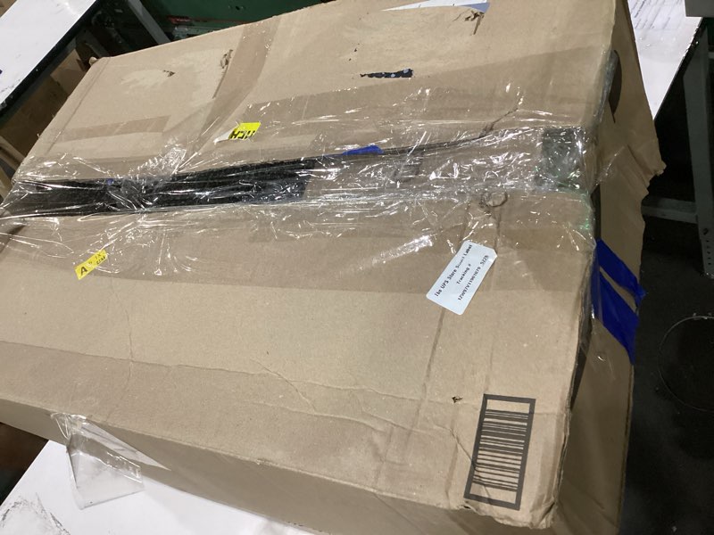 Condition photo showing As Is for black, contoured orthopedic back or seat cushion