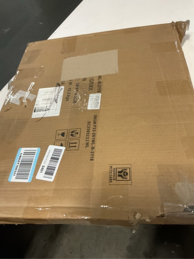 Condition photo showing New/Like New for Iron Fireback with Feet, 22" Fireplace Back Plates, Heat Reflector, Black, Modern Style 21 Inch