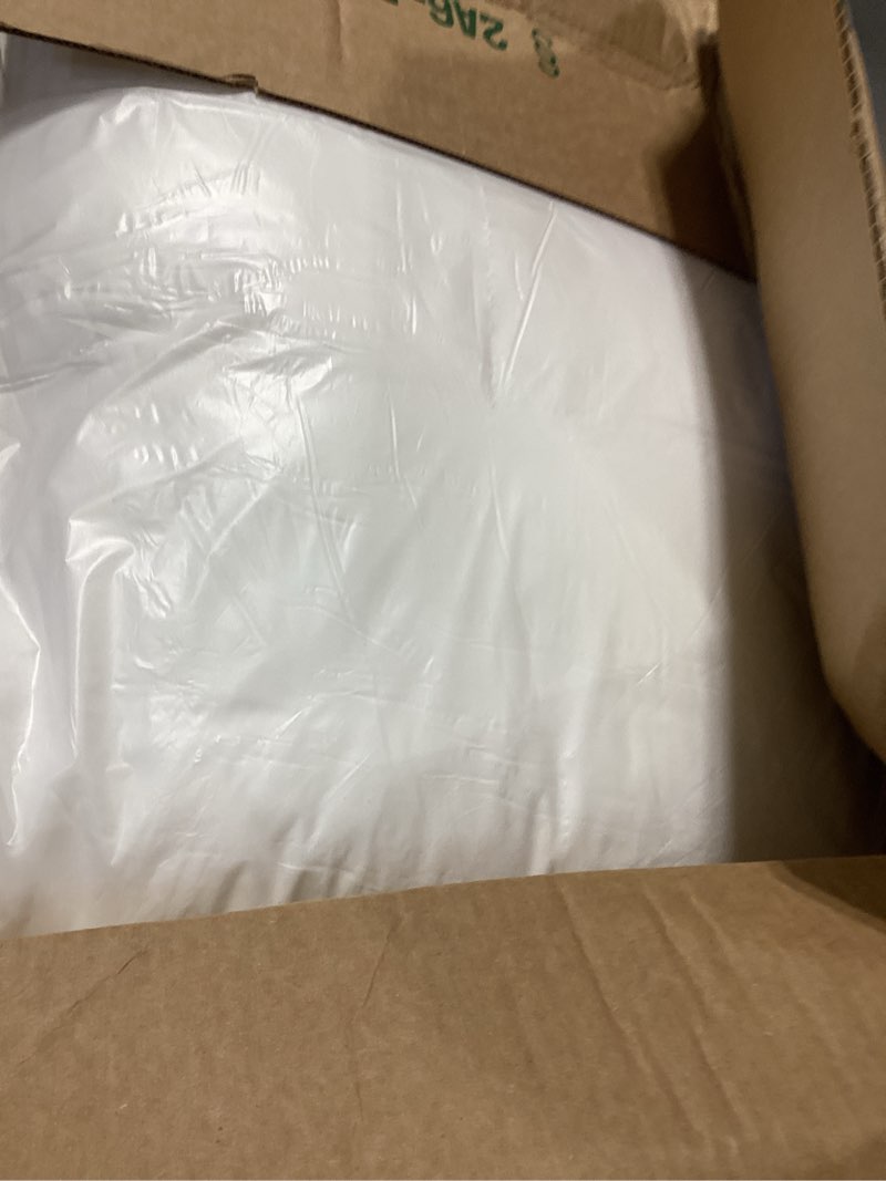 Condition photo showing As Is for 20 x 20 Outdoor Pillow Inserts Set of 4 Large Square Patio Furniture Pillows for Porch Couch Fall Throw Pillow Inserts Premium Decorative Stuffer Pillows Waterproof White Sofa Cushion 20x20 Inches Set of 4