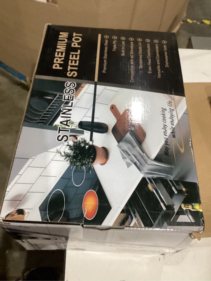 Condition photo showing New/Like New for Herogo 1 Quart & 2 Quart Saucepan Set with Lid, 18/10 Stainless Steel Sauce Pan Pot, 2Qt 1Qt Saucepan for Home Kitchen Restaurant, Dishwasher Safe 2 1 QT + 2 QT