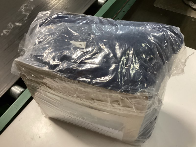 Condition photo showing New/Like New for waterproof couch cover, stretch non-slip sofa slipcover with elastic bottom that stays in place - leakproof furniture protector for kids and pets - washable (sofa, navy) navy sofa