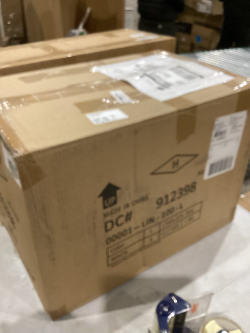 Disposable Isolation Gowns - White Level 2 PPE Gowns Disposable - Knee-Length, Non-Woven, Fluid-Resistant Gowns, Latex Free (60, L) 60 L