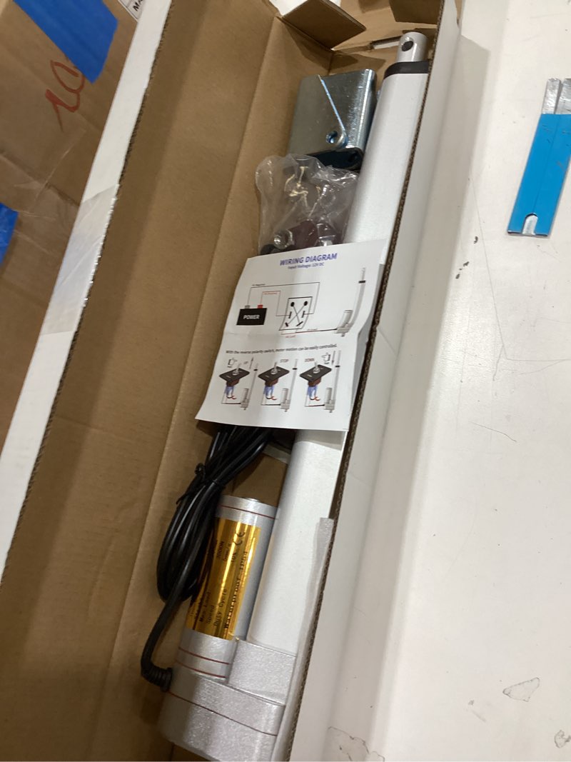 Condition photo showing Good Condition for rvmarinepat 12v linear actuator, 4" actuator 14 mm/s high speed linear actuator waterproof 1000n/220lbs stroke with reverse polarity switch controller 4"/100mm 1000n-14mm/s 1