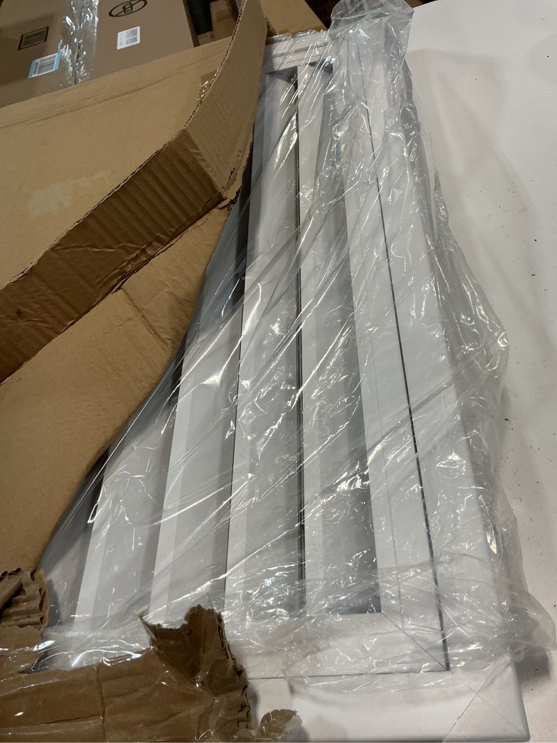 Condition photo showing Good Condition for 24"*16" gable vent,aluminum alloy wall vent shed vents,with removable strainer and 180 degree opening angle.ideal for attic,shed,garage,play house,coop.[inside dimensions:22"w x 14"h]-white 1 pack