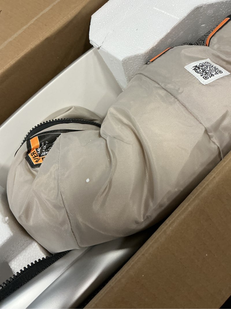 Condition photo showing As Is for uppababy mamaroo smart swing – customizable soothing modes with motionsync technology – infant recline + bluetooth enabled – included newborn insert – charlie (sand mélange)