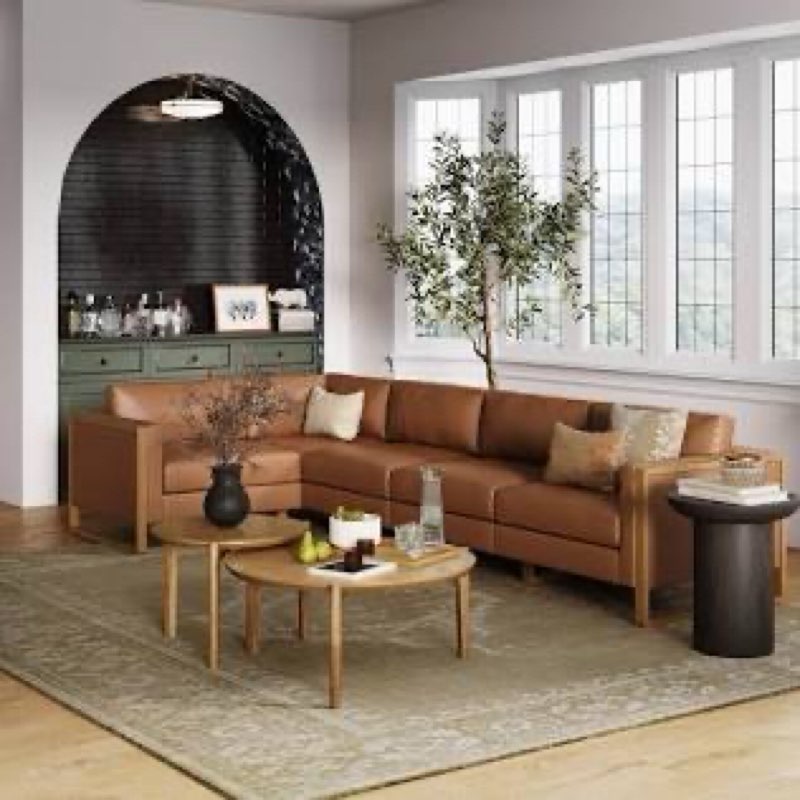 Incomplete Camel sofa 