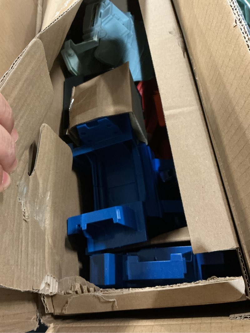 Condition photo showing Good Condition for hot wheels city ultimate garage track set with 2 die-cast toy cars & car-eating dragon, stores 50+ vehicles, 4 levels