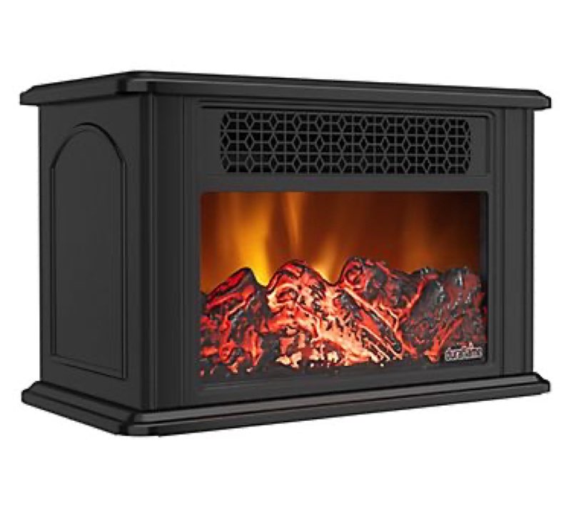 Duraflame Tabletop Electric Fireplace w/ Flame Effect-Cherry