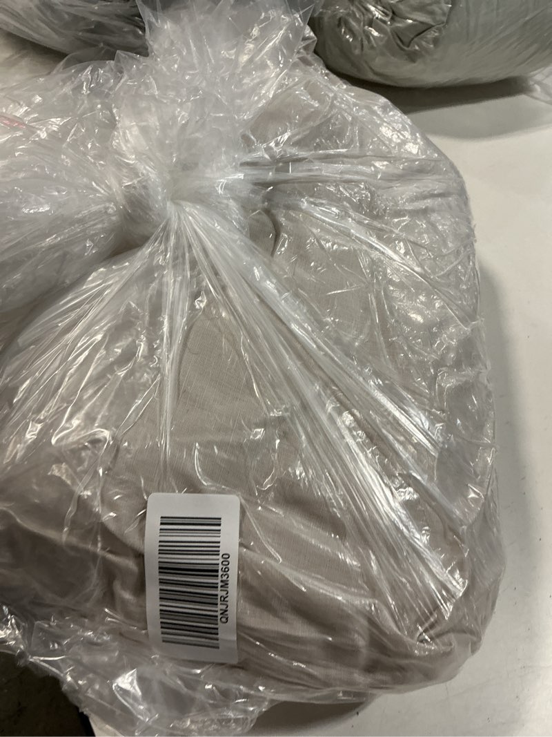Condition photo showing Good Condition for european linen duvet cover set, king/cal king, sand