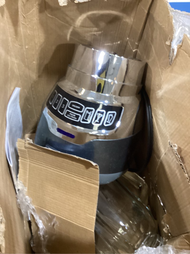 Condition photo showing As Is for BLACK+DECKER PowerCrush Digital Blender with Quiet Technology, Stainless Steel, BL1300DG-P Premium (900 Watts)