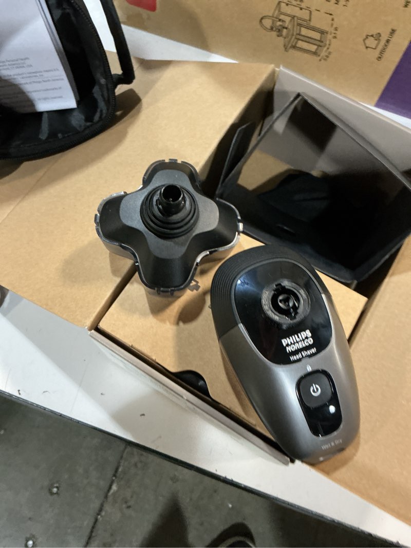 Condition photo showing New/Like New for philips norelco head shaver pro 7000 series - electric shaver for men and women, 360° flexing head & comfortcut blades for clean shave, gentle on skin, model hs7980/40