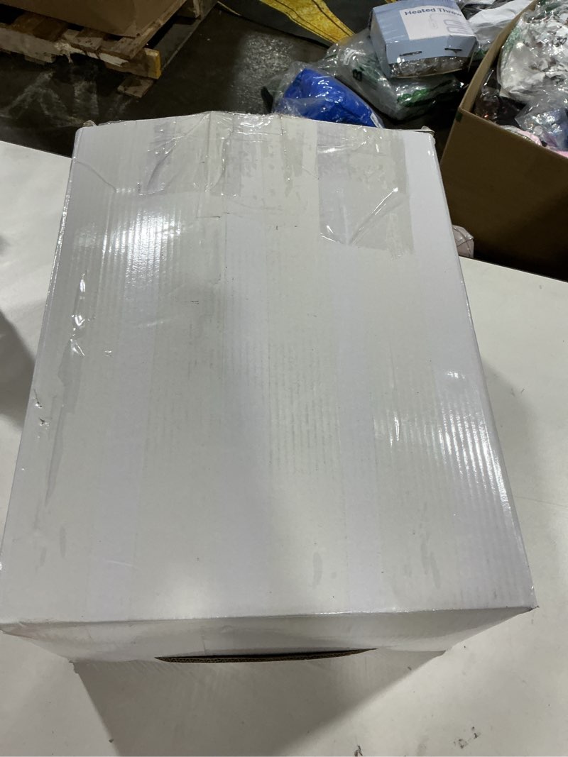 Condition photo showing As Is for Purple Bathroom Set with Shower Curtain and Rugs 25Pcs, Bathroom Accessory Set - Trash Can, Soap Dis