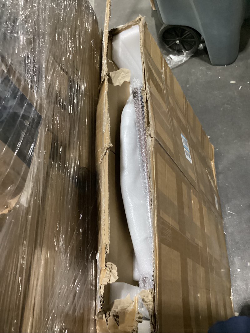 Real Marble Top Coffee Table, 31.5 Inch Round Coffee Table with Solid Wood Legs, Round Marble Coffee