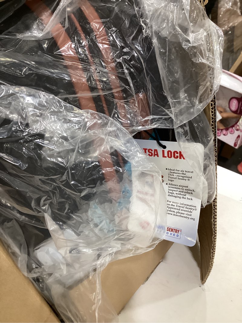 Condition photo showing New/Like New for Luggage Sets 3 Piece with Spinner Wheel, Hardside Suitcase Set with TSA Lock, Expandable Lightweight Travel Luggage for Men and Women, Black Style1 Black 20in24in28in