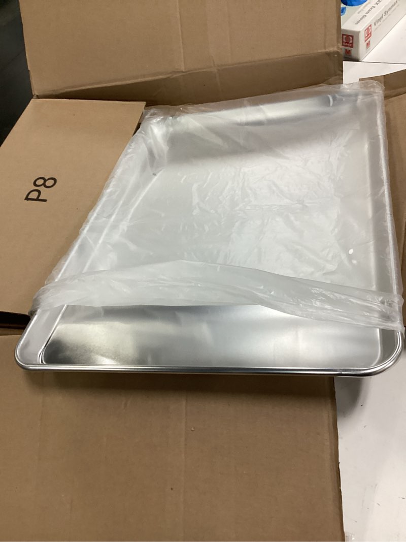 Condition photo showing Good Condition for Winco Commercial-Grade Aluminum Sheet Pan, 18 Gauge, 2/3 Size