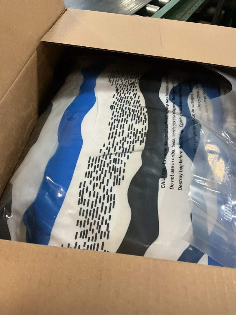 Condition photo showing New/Like New for Happy Nappers Pillow & Sleepy Sack- Comfy, Cozy, Compact, Super Soft, Warm, All Season, Sleeping Bag with Pillow- Medium 54” x 20”, Shark