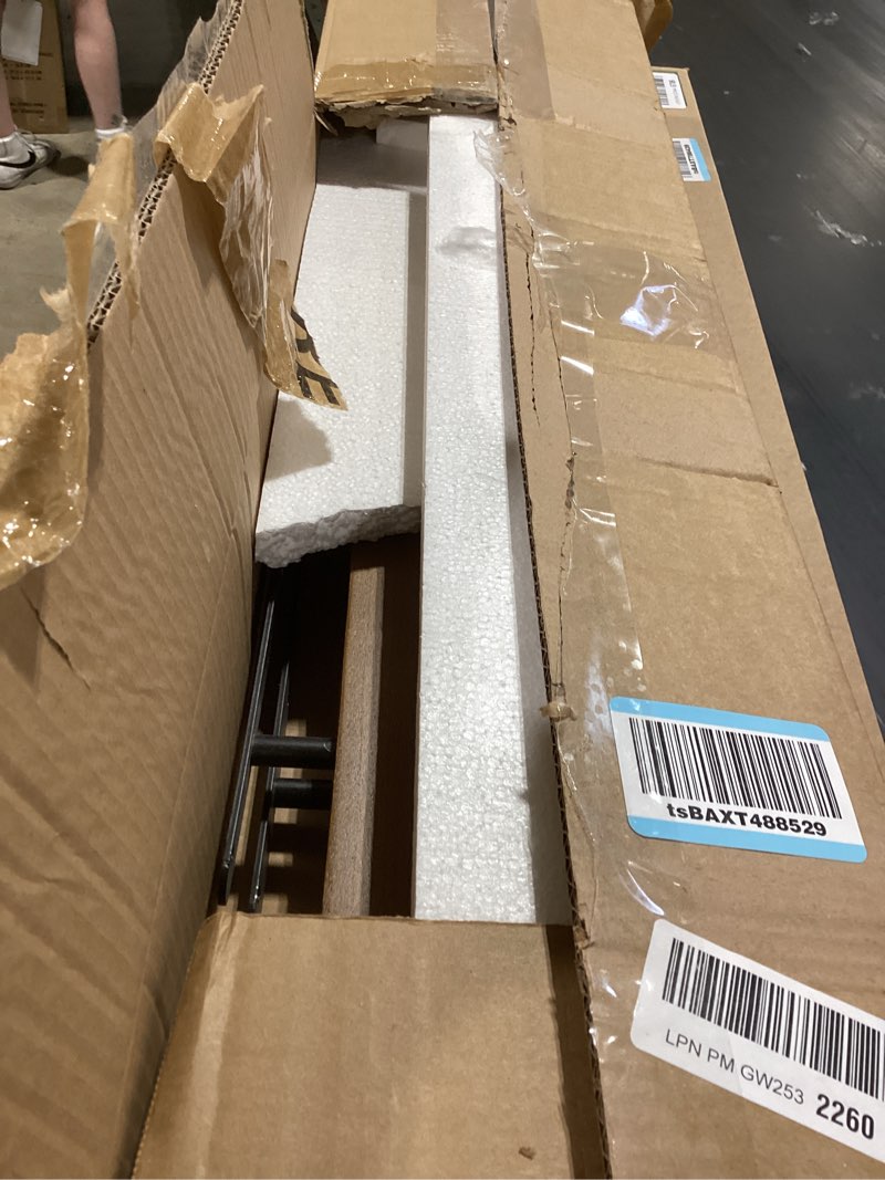 Condition photo showing Good Condition for rogmars 36 inches long walnut floating shelves,rustic solid wood farmhouse wall shelves with invisible brackets for bathroom, living room, bedroom, kitchen set of 2 walnut 36 inch 2 tier