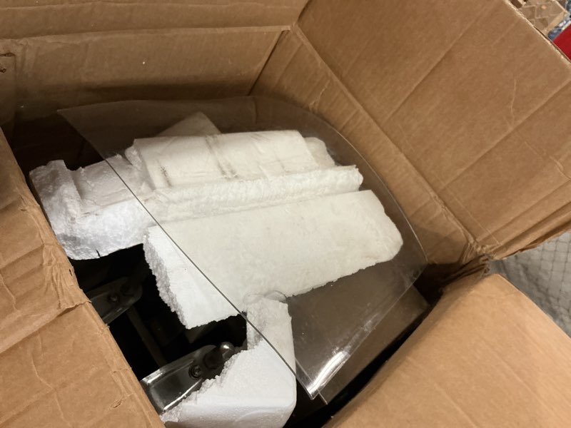 Condition photo showing As Is for VEVOR Milk Tea Shaker, Electric Double Frame Milk Tea Shaker Machine, 0-180s Adjustable Milk Shake Mixer Machine with Double 750ML Stainless Steels Cups for Bubble Tea Boba Tea Juice Coffee Milk Wine