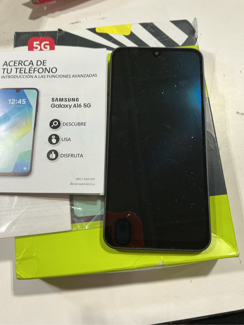 Condition photo showing Good Condition for straight talk samsung galaxy a16, 128gb, 5g, black - prepaid smartphone [locked to straight talk]