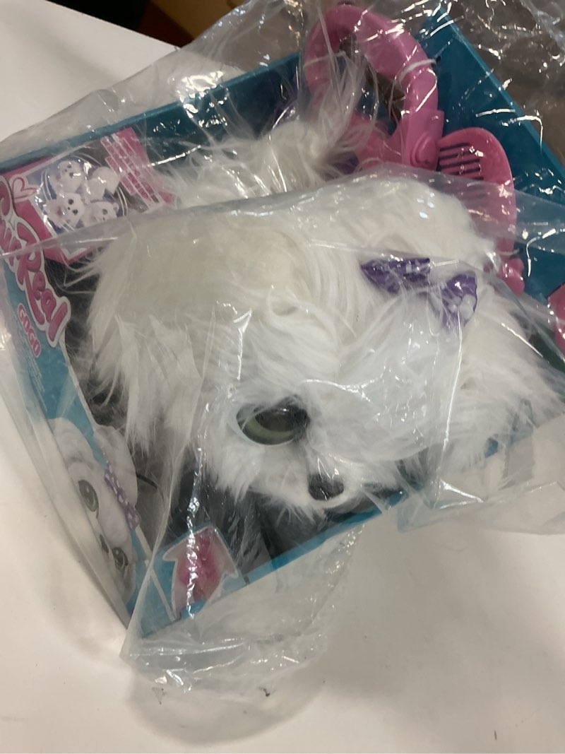 Condition photo showing New/Like New for Just Play furReal GoGo Walkin’ Pup Maltese Interactive Toy, 9-inch Realistic Plush Dog, Kids Toys for Ages 4 Up