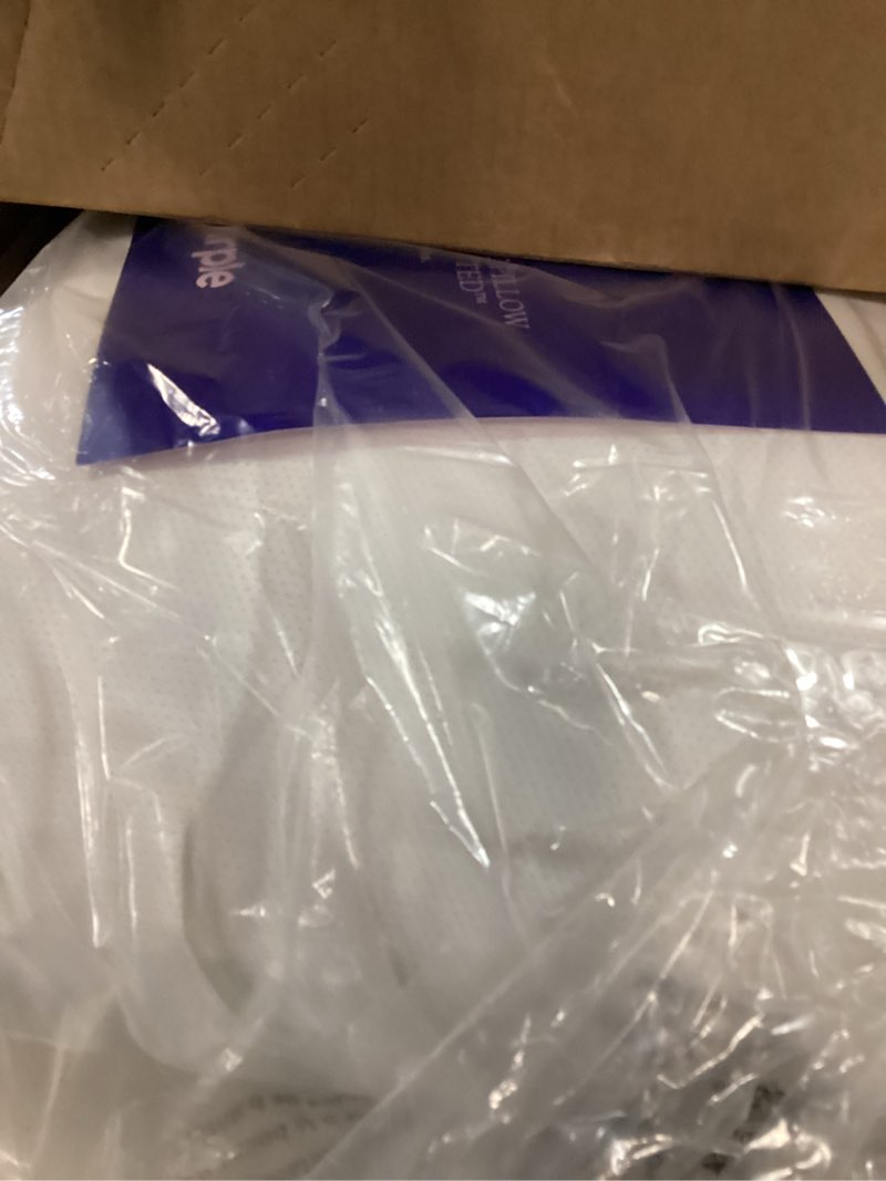 Condition photo showing Good Condition for purple harmony pillow – talalay latex foam cooling pillow for combo or side sleepers, 360º hex gelflex grid for no-pressure support and luxurious weightless feel - standard, medium feel, med height