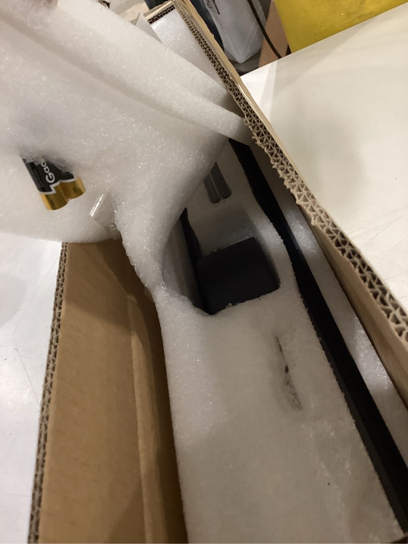 Condition photo showing Good Condition for battery operated modern wall sconces, dimmable wireless wall light set of two with remote control, 3 color temperatures, rechargeable led wall sconce for bedroom, living room, hallway, 27.6 inch black black 27.6 inch