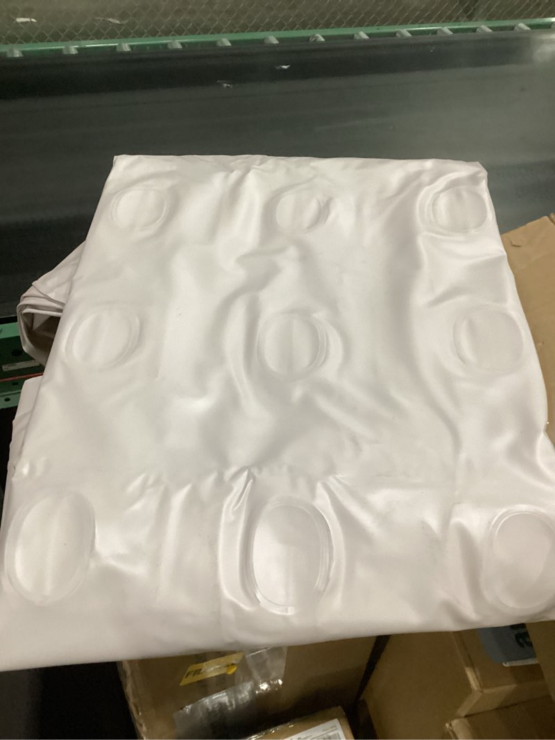 Condition photo showing As Is for CHILLSUN Twin Air Mattress Inflatable Airbed with Built in Pump, 3 Mins Quick Self-Inflation, Comfortable Top Surface Blow Up Bed for Home Portable Camping Travel, 75x39x18'', 550 lb MAX Purple 18" Twin