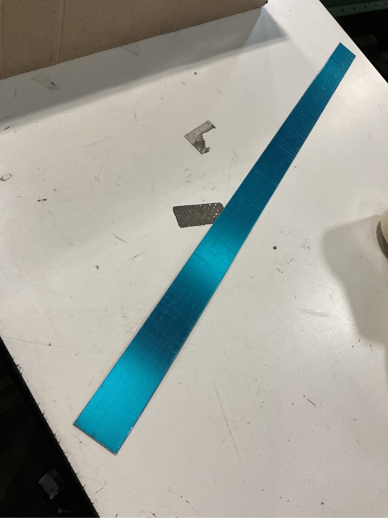 Condition photo showing Good Condition for 304 Brushed Stainless Steel Finishing Sheet Metal Gap Filler Trim Strip Metal Trim for Home Kitchen Tools (Silver,1.5 x 29.5 Inch) Silver 1.5 x 29.5 Inch