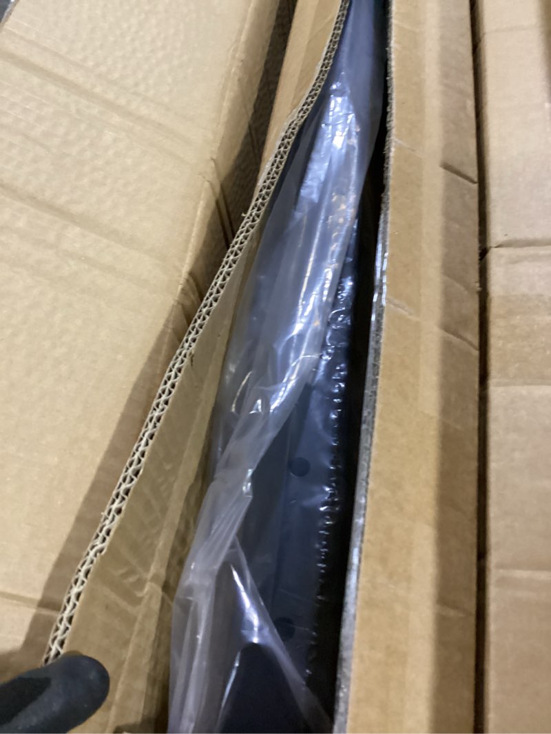 Condition photo showing Good Condition for 36" cable railing corner post(post 35"x2"x2"), 2 pack 90° l-drilled flat top corner post, stainless steel black surface mount deck cable railing post for indoor outdoor, my08-c 36" 2 l-drilled corner
