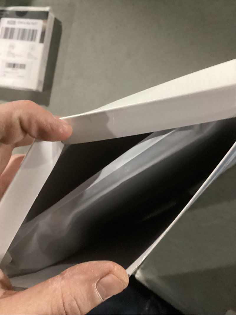 Condition photo showing New/Like New for ESR for iPad Air 11 Inch Case M3/M2 (2025/2024), iPad Air 5th/4th Gen(2022/2020), Slim&Light, Yellowing Resistant, Transparent Back Cover, Supports Pencil Pro& USB-C, Zero Series, Frosted Black Frosted Black Air 11", Air 10.9" (5/4)