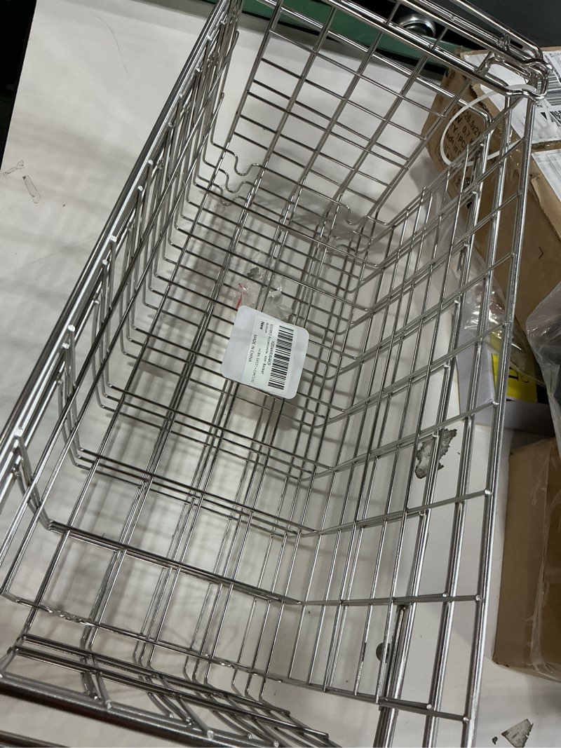 Condition photo showing Good Condition for Freezer Organizer Bins - Fit 10 to 20 Cu.FT Deep Freezer, Stackable Chest Freezer Organizer Sort Frozen Food and Easily Get with Handle, 2 Pack + 1 Pack Chest Freezer Bins