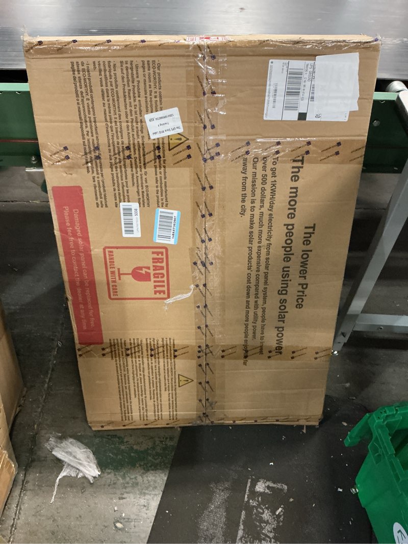 Condition photo showing New/Like New for eco-worthy 200 watts 12 volt/24 volt solar panel kit with high efficiency monocrystalline solar panel and 30a pwm charge controller for rv, camper, vehicle, caravan and other off grid applications 200w - kit