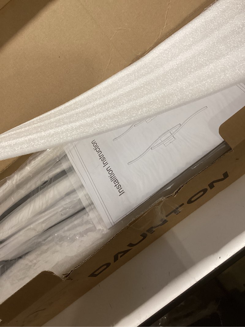 Condition photo showing Good Condition for Modern Wall Sconces Set of 2, Dimmable LED with Remote Control, Gold Indoor Wall Sconce, Hard Wired Wall Lights for Living Room, LED Wall Decor for Hallway, Bedroom, 40.5\" in, 3 Color, Timer, Memory 40.5in A hardwired BLACK 