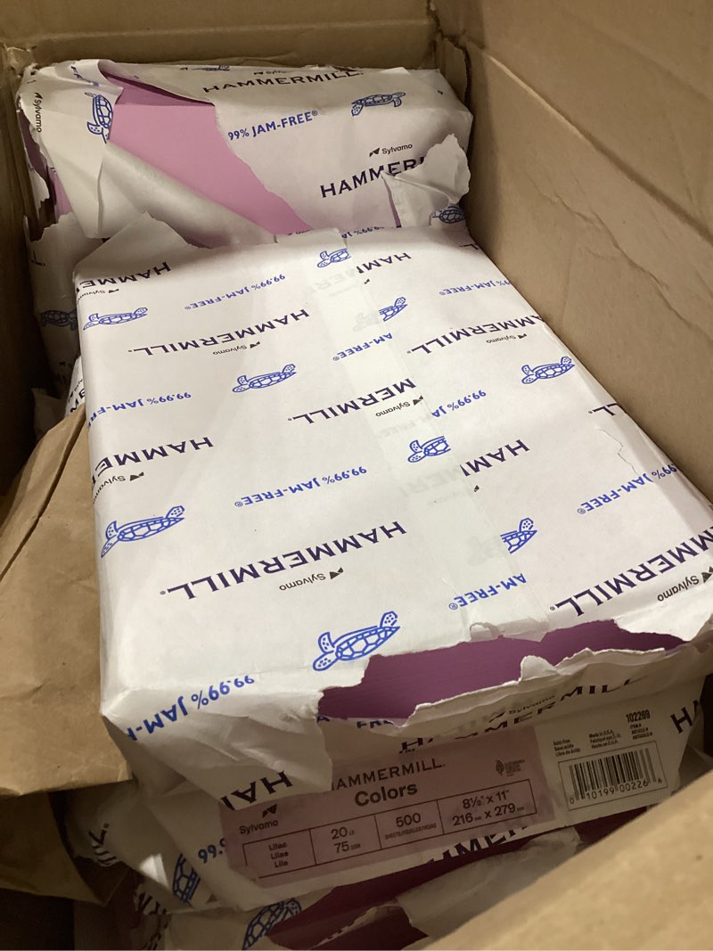 Condition photo showing Good Condition for hammermill 20 lb pink printer paper, 8.5 x 11-3 ream (1,500 sheets) - made in the usa, pastel pink 3 ream | 1500 sheets letter (8.5x11)