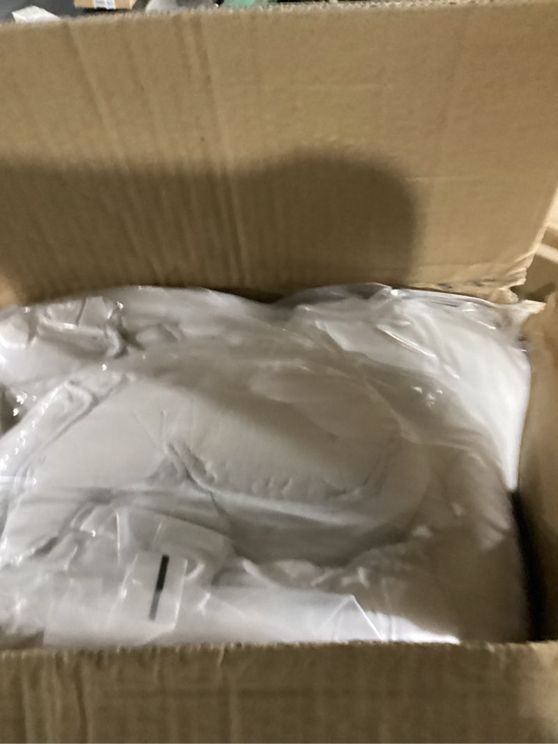 Condition photo showing New/Like New for amazon basics down-alternative pillows for stomach and back sleepers, soft density, 20 x 36 inches, 2-pack, white king (pack of 2) soft pillow