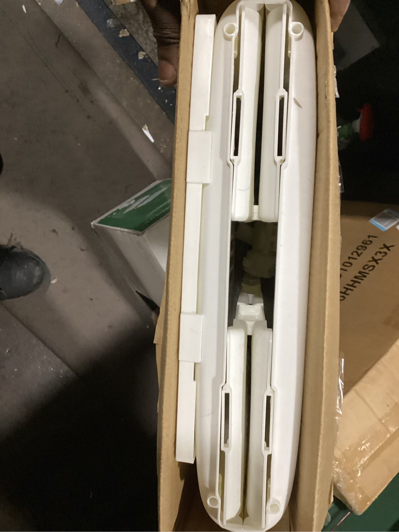 Condition photo showing New/Like New for WESAPPINC 55L Collapsible Extral Large Laundry Hamper, Plastic Laundry Basket with Wheels,Suitable for Bathroom, Bedroom, Dorm Room & Laundry Room,Basket with Handle (White)