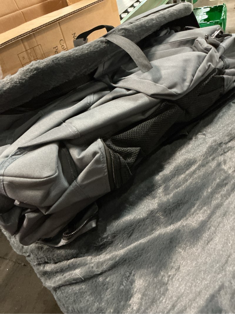 Condition photo showing Good Condition for noah & paw collapsible dog crate 36 inches, xl dog crate for xl, large medium breed, travel kennel for car, includes pet mat for pet cage, 2 storage pockets, handbag, 10mm locking zippers 36*25*23 grey 35.5"l x 25.2"w x 23.4"h